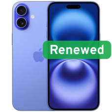 Apple Renew Grade A , Apple iPhone 16 , Ultramarine , 6.1 , OLED , 128 GB , 5G , iOS Apple Renew Grade A , Apple iPhone 16 , Ultramarine , 6.1 , OLED , 128 GB , 5G , iOS