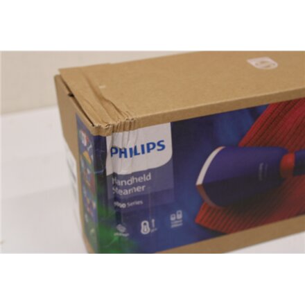 SALE OUT. Philips STH5030/20 Handheld Steamer, Marine Blue , Philips , Steamer , STH5030/20 , Handheld , 1400 W , 120/200 L , 24 g/min , Marine Blue , DAMAGED PACKAGING