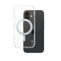 CARE Feature Case , Back cover , Apple , iPhone 16 , Recycled plastic , Silver , Kickstand & MagSafe