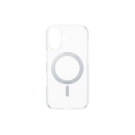 CARE Feature Case , Back cover , Apple , iPhone 16 , Recycled plastic , Silver , Kickstand & MagSafe