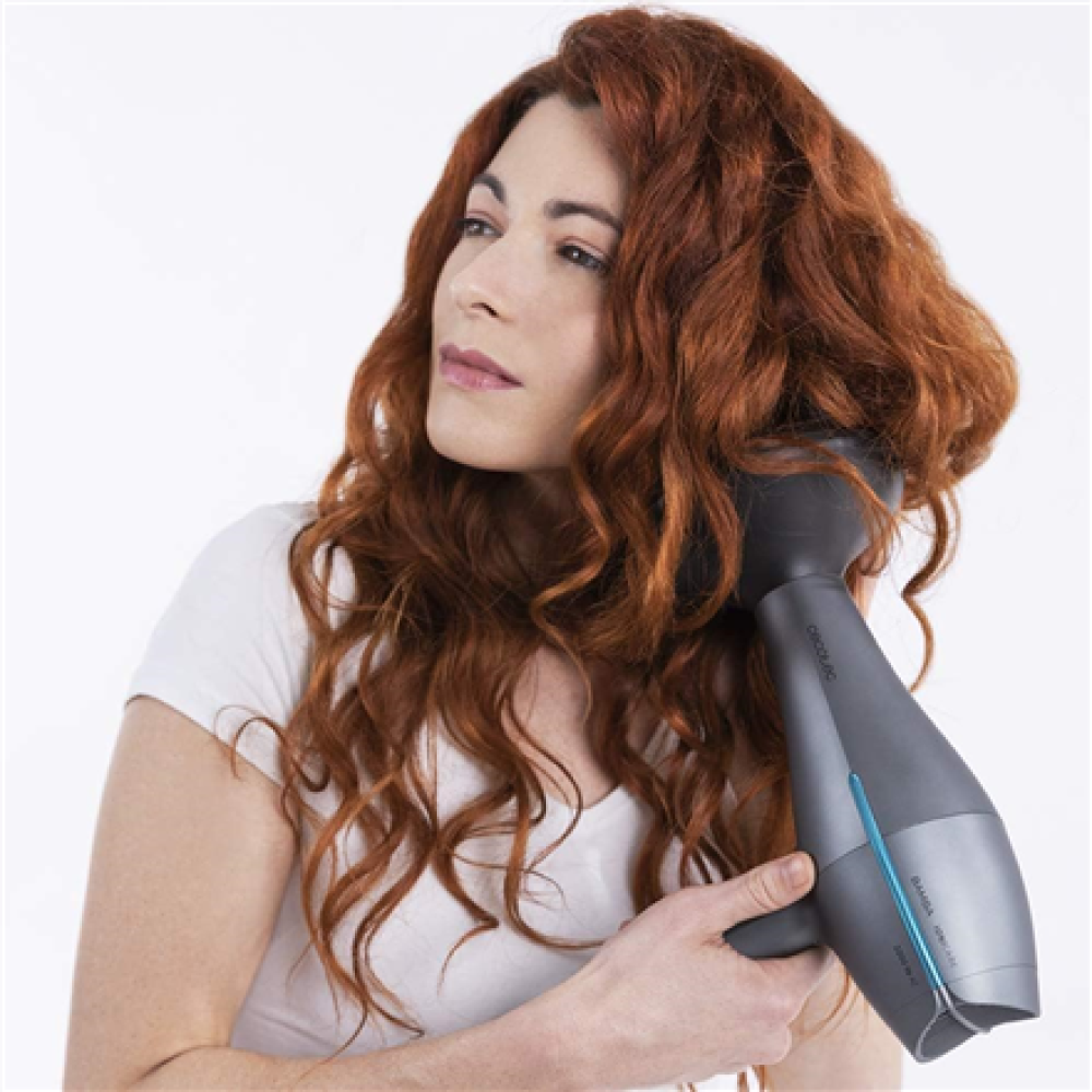 Cecotec Hair dryer , IoniCare 5300 Maxi Aura Black , 2200 W , Number of temperature settings 3 , Ionic function , Black/Grey , Diffuser nozzle