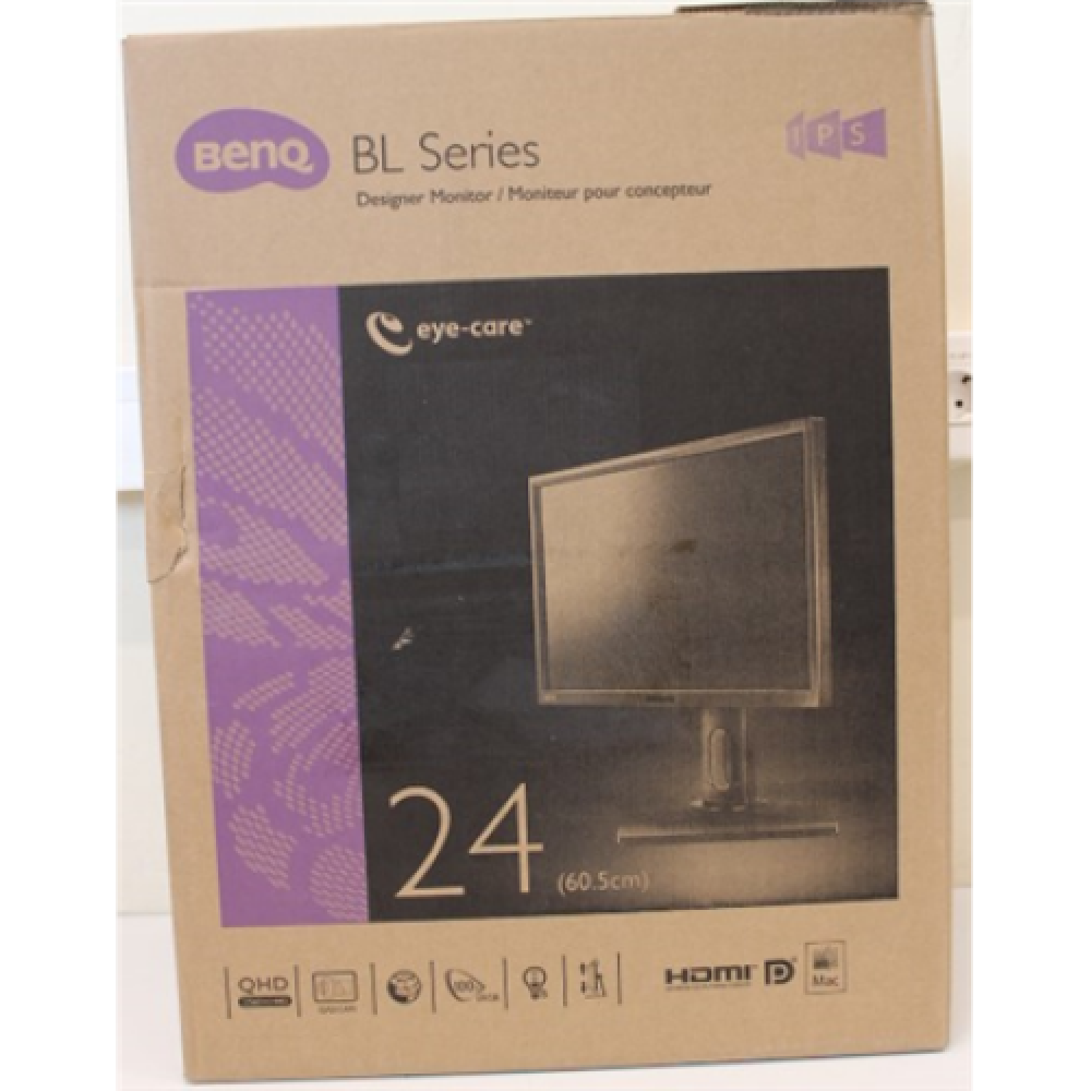 SALE OUT. BenQ BL2420PT 24 , 2K Ultra HD, 2560 x 1440 pixels, LED, IPS, 5 ms, 300 cd/m², Black Benq Designer BL2420PT Benq 24 IPS 2K Ultra HD 2560 x 1440 16:9 Warranty 36 month(s) 5 ms 300 cd/m² Black D-Sub, DVI-DL, HDMI, DP, USB DAMAGED PACKAGING HDMI po