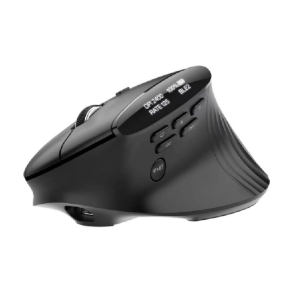Acer Smart Fit Vertical Mouse, Retail pack , Wireless , Bluetooth , Black