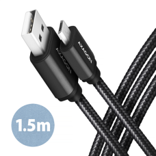 AXAGON Data and charging cable, 1.5 m , BUMM-AM15AB , USB Type A to USB Type Micro
