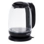 Mesko , Kettle , MS 1302b , Electric , 2200 W , 1.7 L , Glass , 360° rotational base , Black