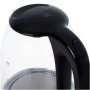 Mesko , Kettle , MS 1302b , Electric , 2200 W , 1.7 L , Glass , 360° rotational base , Black