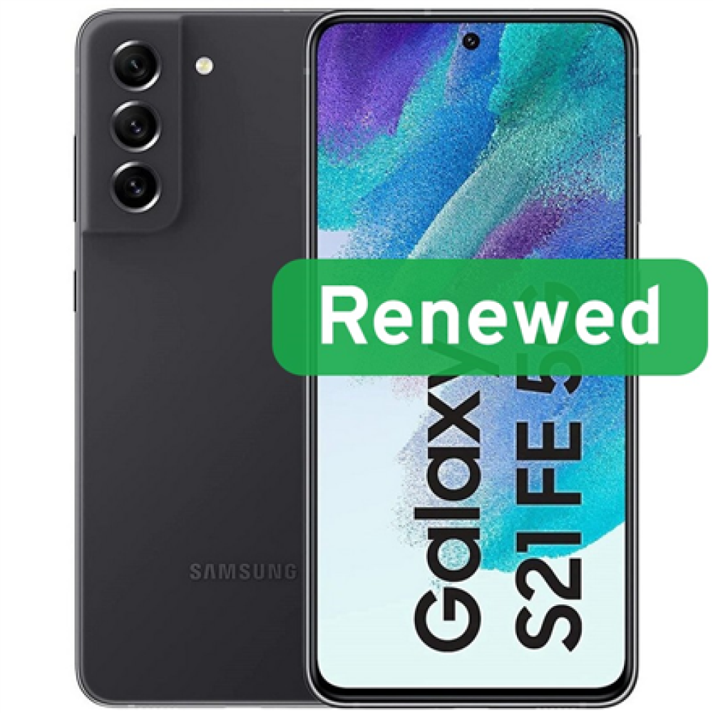 Samsung Renewed Grade A++ , Samsung Galaxy S21 FE , Graphite , 6.4 , Dynamic AMOLED 2X , 128 GB , 5G , Android
