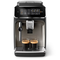 Philips Espresso Coffee Maker , EP3326/90 Series 3300 , Pump pressure 15 bar , Built-in milk frother , Fully Automatic , Black Chrome , 1500 W