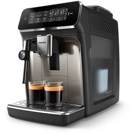 Philips Espresso Coffee Maker , EP3326/90 Series 3300 , Pump pressure 15 bar , Built-in milk frother , Fully Automatic , Black Chrome , 1500 W