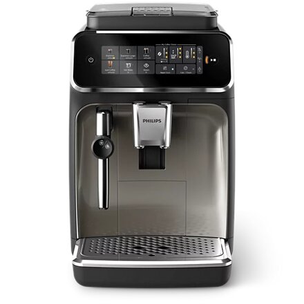 Philips Espresso Coffee Maker , EP3326/90 Series 3300 , Pump pressure 15 bar , Built-in milk frother , Fully Automatic , Black Chrome , 1500 W
