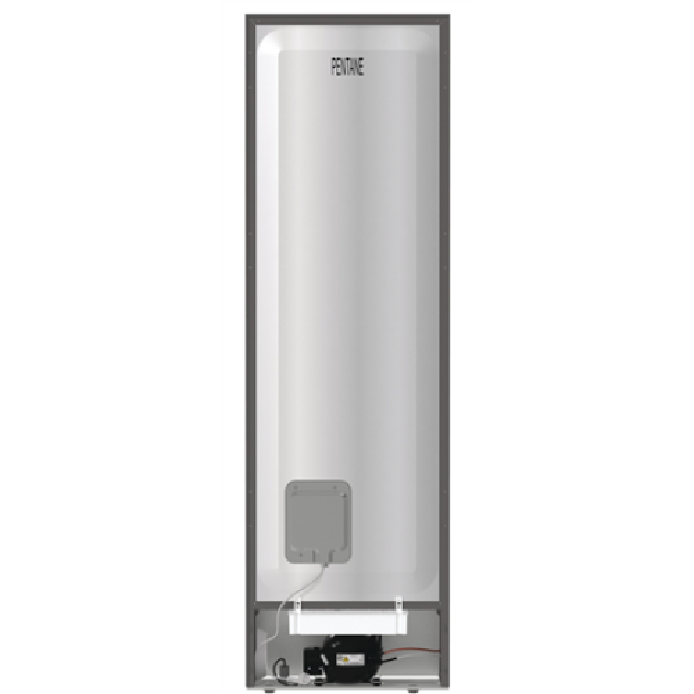 Gorenje , Refrigerator , NRK6202AXL4 , Energy efficiency class E , Free standing , Combi , Height 200 cm , No Frost system , Fridge net capacity 235 L , Freezer net capacity 96 L , Display , 38 dB , Stainless steel