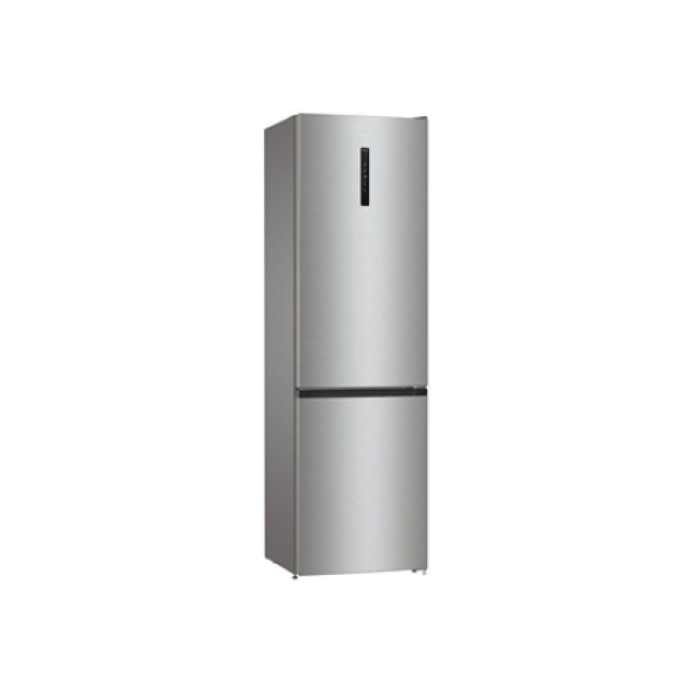 Gorenje , Refrigerator , NRK6202AXL4 , Energy efficiency class E , Free standing , Combi , Height 200 cm , No Frost system , Fridge net capacity 235 L , Freezer net capacity 96 L , Display , 38 dB , Stainless steel