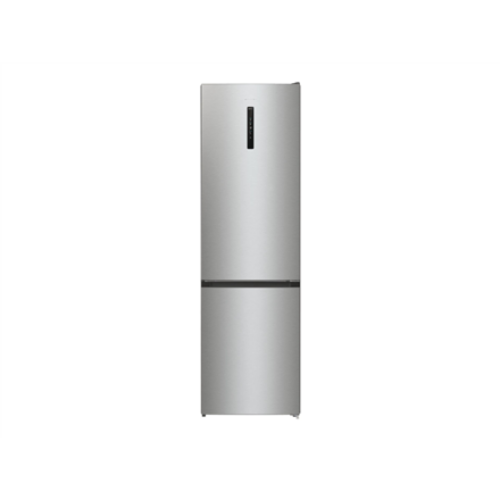 Gorenje , Refrigerator , NRK6202AXL4 , Energy efficiency class E , Free standing , Combi , Height 200 cm , No Frost system , Fridge net capacity 235 L , Freezer net capacity 96 L , Display , 38 dB , Stainless steel