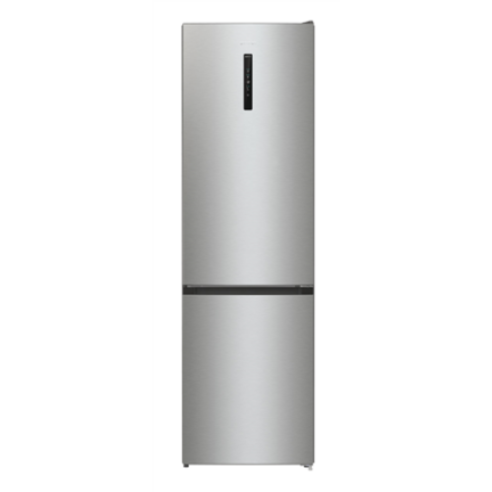 Gorenje , Refrigerator , NRK6202AXL4 , Energy efficiency class E , Free standing , Combi , Height 200 cm , No Frost system , Fridge net capacity 235 L , Freezer net capacity 96 L , Display , 38 dB , Stainless steel