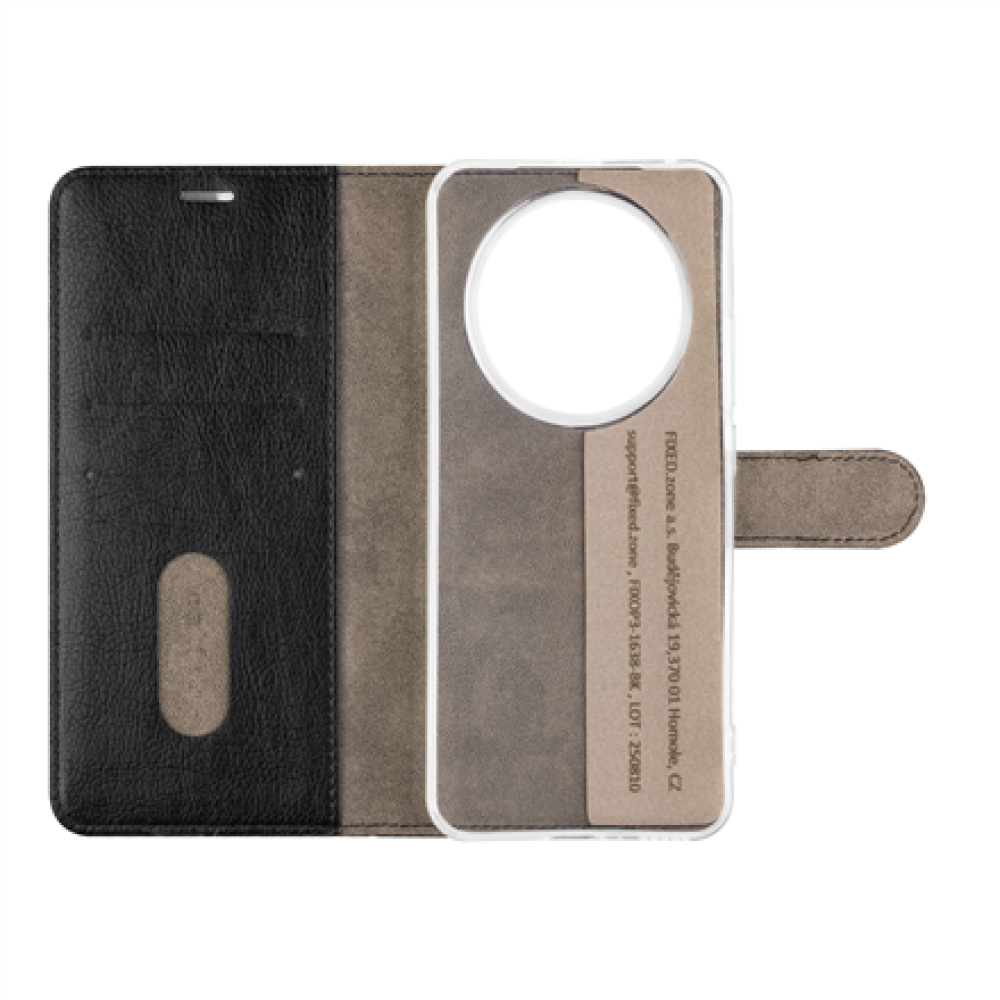 Fixed Opus , Book Case , Honor , Magic 8 Lite 5G , Synthetic leather , Black
