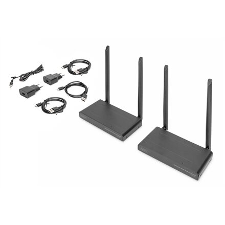 Digitus , Wireless HDMI KVM Extender Set, 200 m , DS-55321