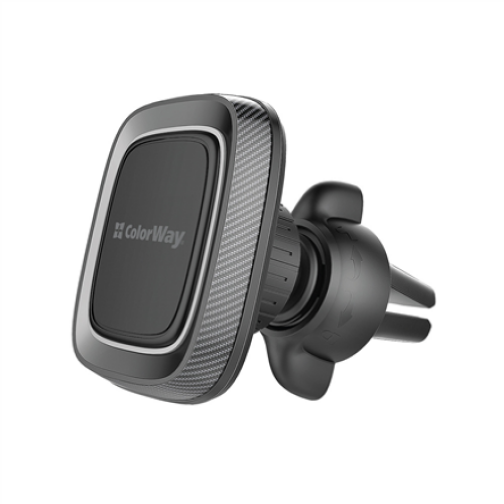 ColorWay , Air Vent-2 , Magnetic Car Holder For Smartphone , Adjustable , Magnetic , Gray , Fastening to the car air duct deflector. Compact design, does not take up much space and does not obstruct the view. Wide compatibility with mobile devices. Full a