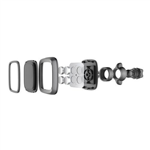 ColorWay , Air Vent-2 , Magnetic Car Holder For Smartphone , Adjustable , Magnetic , Gray , Fastening to the car air duct deflector. Compact design, does not take up much space and does not obstruct the view. Wide compatibility with mobile devices. Full a