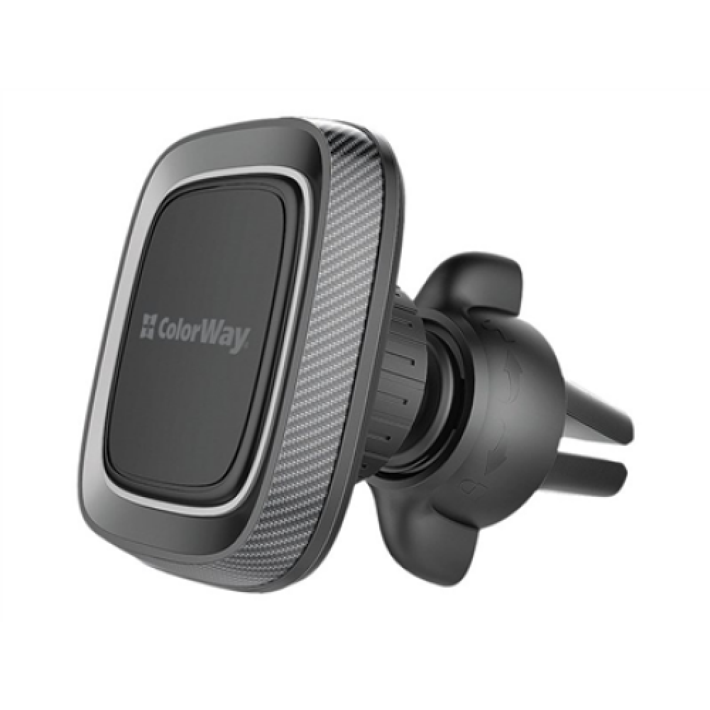ColorWay , Air Vent-2 , Magnetic Car Holder For Smartphone , Adjustable , Magnetic , Gray , Fastening to the car air duct deflector. Compact design, does not take up much space and does not obstruct the view. Wide compatibility with mobile devices. Full a