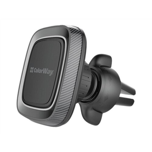 ColorWay , Air Vent-2 , Magnetic Car Holder For Smartphone , Adjustable , Magnetic , Gray , Fastening to the car air duct deflector. Compact design, does not take up much space and does not obstruct the view. Wide compatibility with mobile devices. Full a