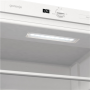 Gorenje Refrigerator , NRKI418EE1 , Energy efficiency class E , Built-in , Combi , Height 177.2 cm , No Frost system , Fridge net capacity 180 L , Freezer net capacity 68 L , Display , 39 dB , White