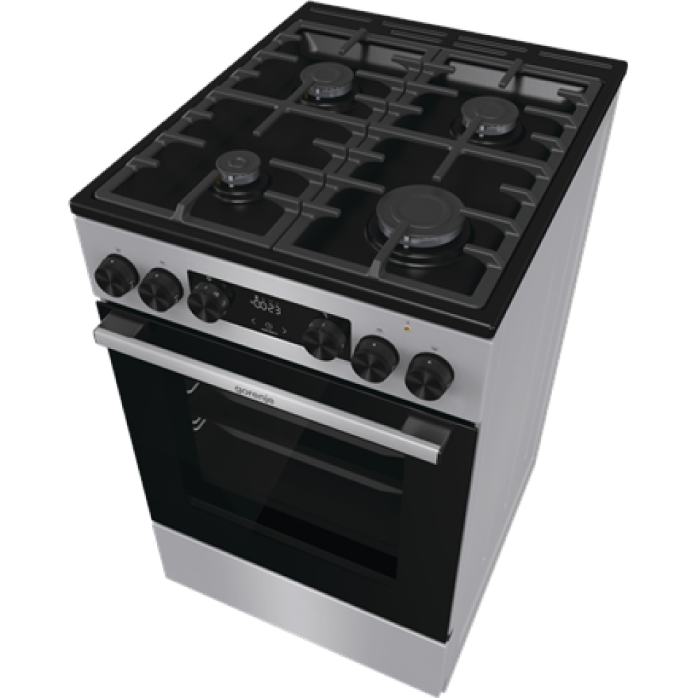 Gorenje Cooker , GK5C42SF , Hob type Gas , Oven type Electric , Grey , Width 50 cm , Depth 59.4 cm , 70 L