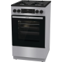 Gorenje Cooker , GK5C42SF , Hob type Gas , Oven type Electric , Grey , Width 50 cm , Depth 59.4 cm , 70 L