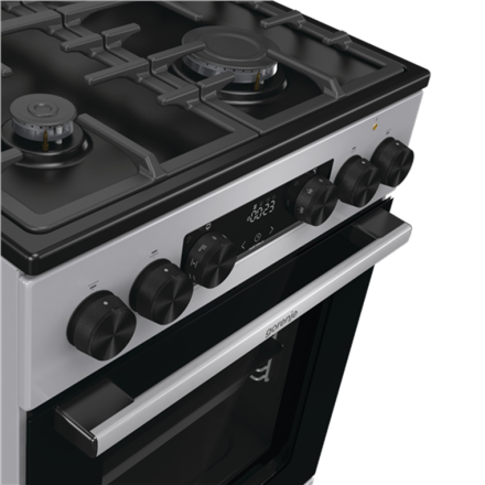 Gorenje Cooker , GK5C42SF , Hob type Gas , Oven type Electric , Grey , Width 50 cm , Depth 59.4 cm , 70 L