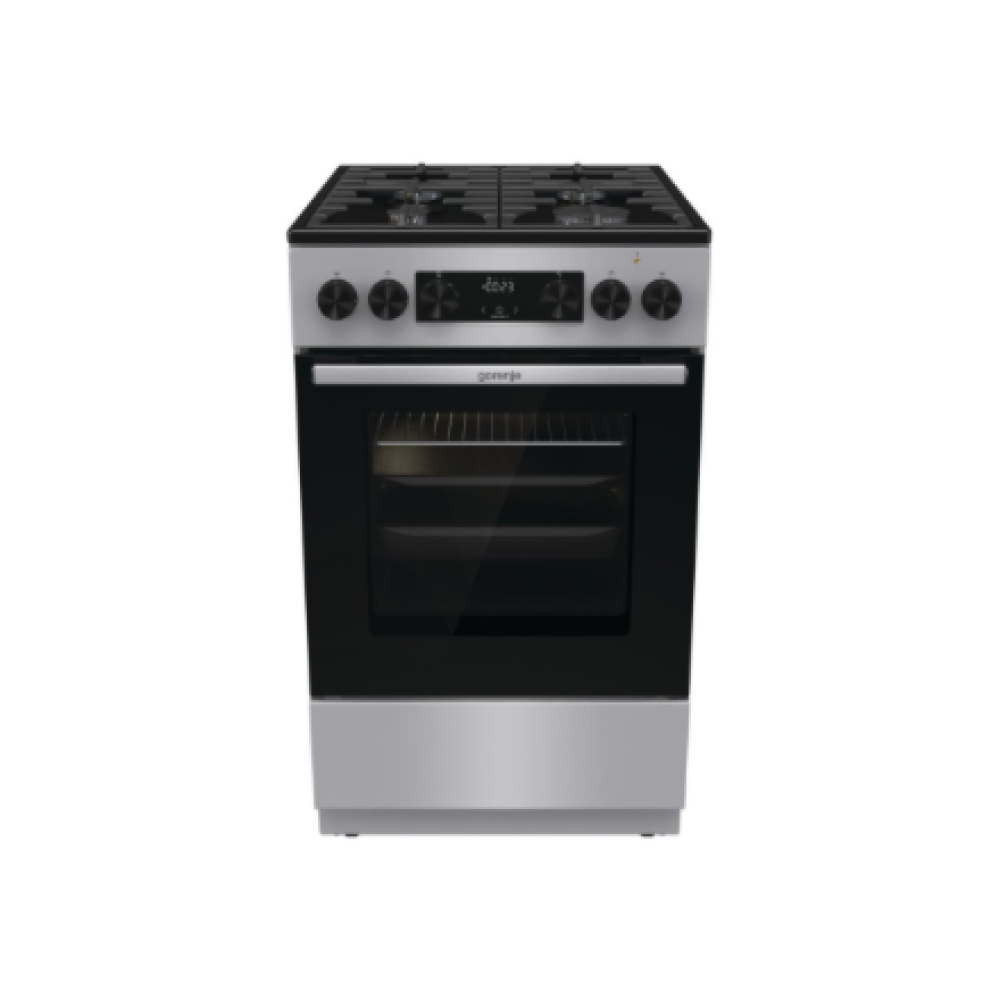 Gorenje Cooker , GK5C42SF , Hob type Gas , Oven type Electric , Grey , Width 50 cm , Depth 59.4 cm , 70 L