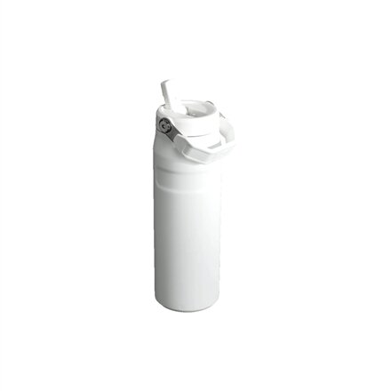 Bottle Flip Straw , IceFlow , Capacity 0.7 L , Material Recycled Stainless Steel , White