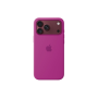 APPLE iPhone 18 Pro Max Silicone Case with MagSafe - Magenta , Apple