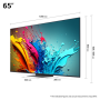 LG QNED TV , 65QNED87T3B , 65 , Smart TV , webOS 24 , 4K UHD