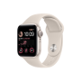 Apple Watch SE MNJP3EL/A Smart watches GPS (satellite) Retina LTPO OLED Touchscreen 40mm Waterproof Bluetooth Wi-Fi Starlight