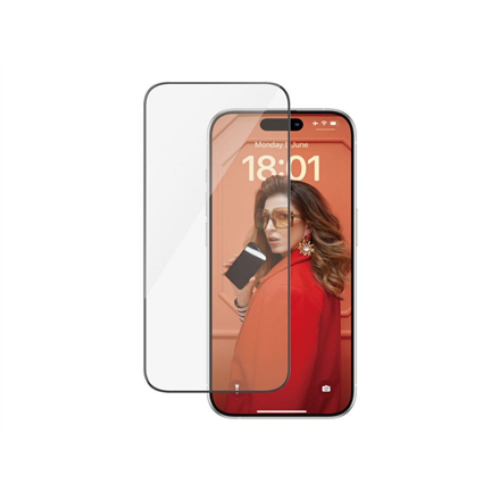 PanzerGlass , Screen protector , Apple , iPhone 15 Pro , Glass , Clear , Easy installation; Fingerprint resistant; Anti-yellowing , Ultra-Wide Fit