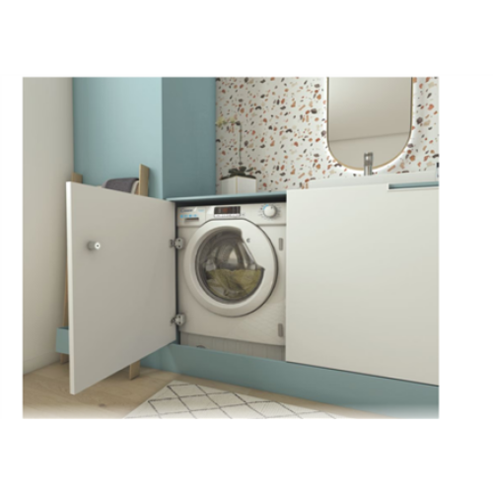 Candy Washing Machine , CBWO 49TWME-S , Energy efficiency class A , Front loading , Washing capacity 9 kg , 1400 RPM , Depth 54 cm , Width 60 cm , LCD , White
