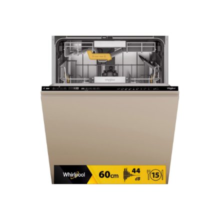 Whirlpool Dishwasher , WH8IC15B4M6LHC0 , Built-in , Width 60 cm , Number of place settings 15 , Number of programs 10 , Energy efficiency class C , Display , Black