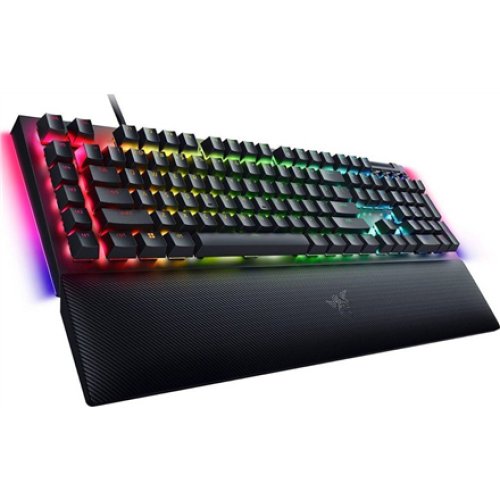 Razer , BlackWidow V4 , Mechanical Gaming keyboard , Wired , RGB LED light , US , Yellow Switches , Black