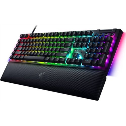 Razer , BlackWidow V4 , Mechanical Gaming keyboard , Wired , RGB LED light , US , Yellow Switches , Black
