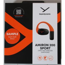 SALE OUT. Beyerdynamic AMIRON 200 Open TWS earphones with charging case and USB cable, Sport Sample DEMO , Beyerdynamic DEMO , Warranty 24 month(s)