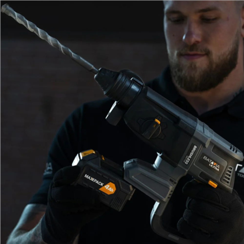 Batavia B.V. 18V Cordless Brushless Rotary Hammer SDS+, Without Battery and Charger in BMC