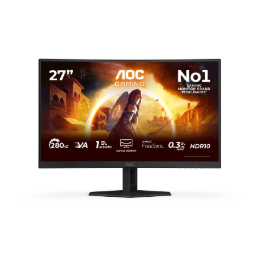 AOC , C27G4ZXE , 27 , VA , FHD , 16:9 , 280 Hz , 0.3 ms , 1920 x 1080 pixels , 300 cd/m² , HDMI ports quantity 2 , Warranty 36 month(s)