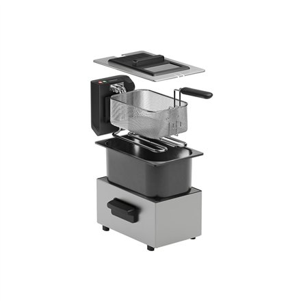Tristar Deep Fryer , FR-9338 , Power 2000 W , Capacity 3 L , Stainless Steel/Black