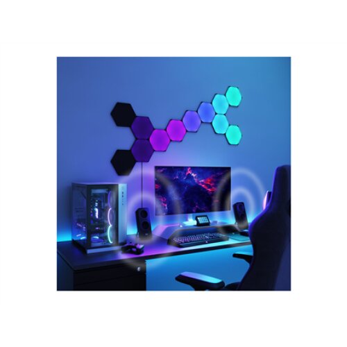 Nanoleaf , Shapes Black Hexagon Expansion pack (3 panels) , 42 W , WiFi
