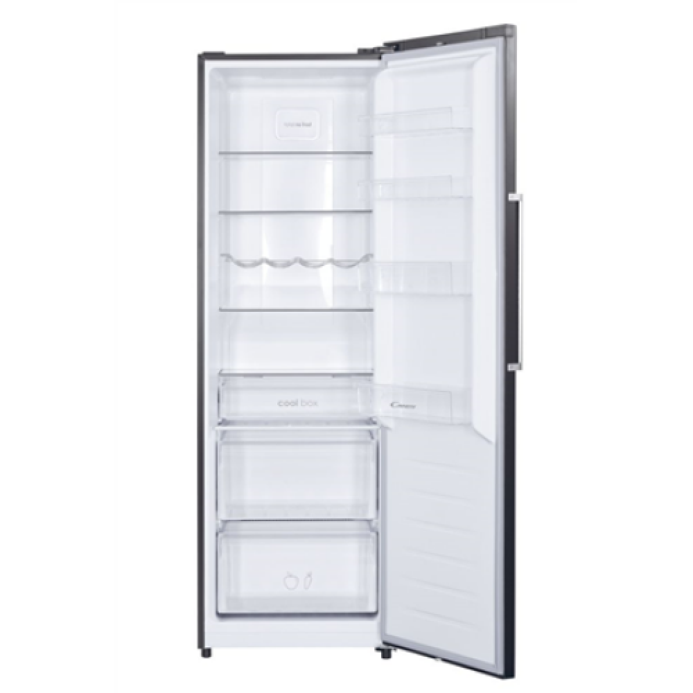 Candy Refrigerator CL 1854 DX Energy efficiency class E Free standing Larder Height 185 cm No Frost system Fridge net capacity 359 L Freezer net capacity 0 L Display 40 dB Grey