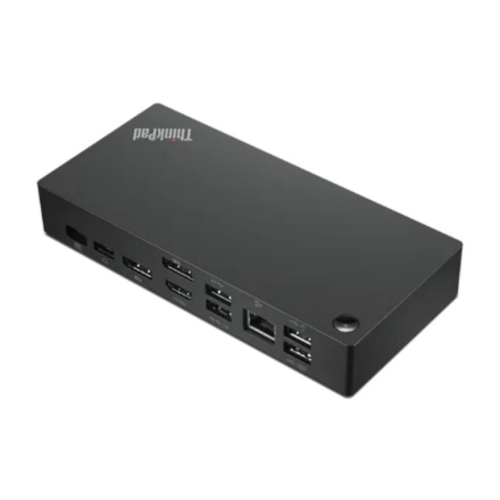 Lenovo , ThinkPad Universal USB-C Dock - EU , Docking station , Ethernet LAN (RJ-45) ports 1 , VGA (D-Sub) ports quantity 1 , DisplayPorts quantity 2 , USB 3.0 (3.1 Gen 1) Type-C ports quantity 1 , USB 3.0 (3.1 Gen 1) ports quantity 3 , USB 2.0 ports quan