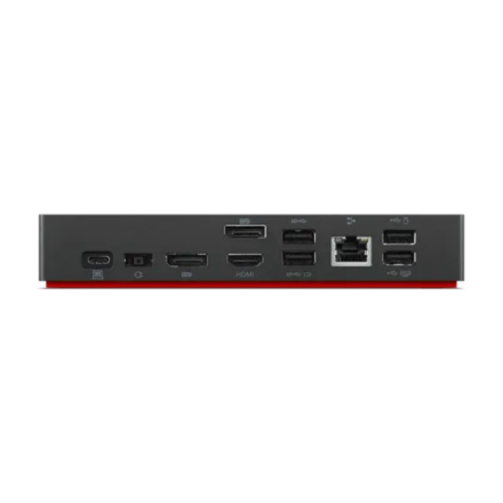 Lenovo , ThinkPad Universal USB-C Dock - EU , Docking station , Ethernet LAN (RJ-45) ports 1 , VGA (D-Sub) ports quantity 1 , DisplayPorts quantity 2 , USB 3.0 (3.1 Gen 1) Type-C ports quantity 1 , USB 3.0 (3.1 Gen 1) ports quantity 3 , USB 2.0 ports quan