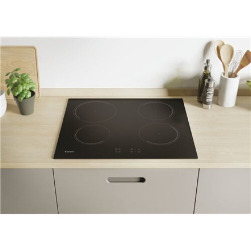 Candy , Hob , CI642CTT/E1 , Induction , Number of burners/cooking zones 4 , Touch , Timer , Black