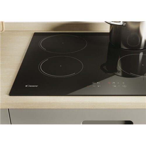 Candy , Hob , CI642CTT/E1 , Induction , Number of burners/cooking zones 4 , Touch , Timer , Black