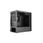 Cooler Master , Silencio S400 with Steel side panel , Black , Mini ITX, Micro ATX , Power supply included No