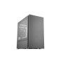 Cooler Master , Silencio S400 with Steel side panel , Black , Mini ITX, Micro ATX , Power supply included No